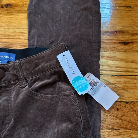 democracy absolution corduroy pant size 0 - Picture 4 of 6
